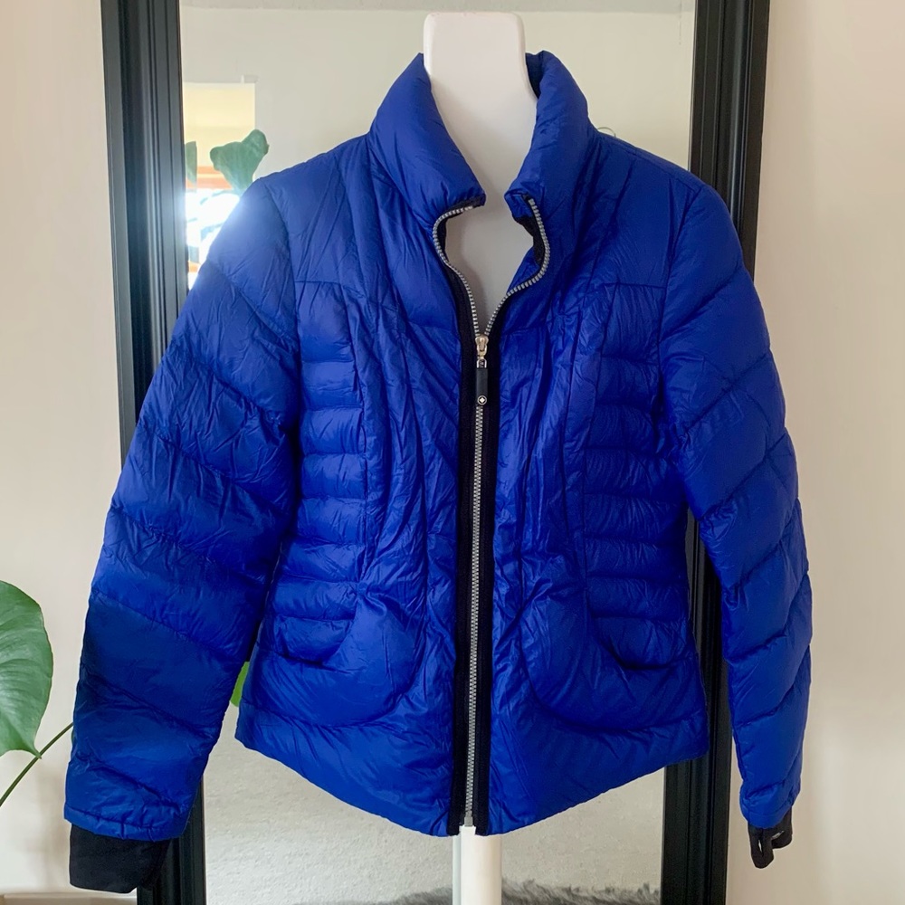 Halifax Traders Blue Puffer Down Coat